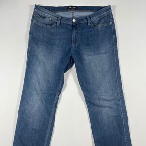 DU/ER L2X Slim Fit Jeans Mens 38x34 Performance Stretch Denim Blue‎